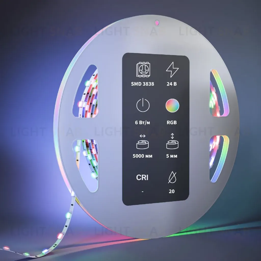 Светодиодная лента Maytoni Led Strip 24В 3838 6Вт/м RGBW 5м IP20 201129 201129