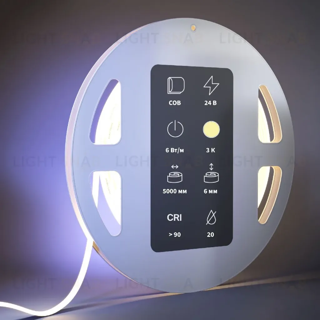Светодиодная лента Maytoni Led Strip 24В 6Вт/м 3000К 5м IP20 201067 201067