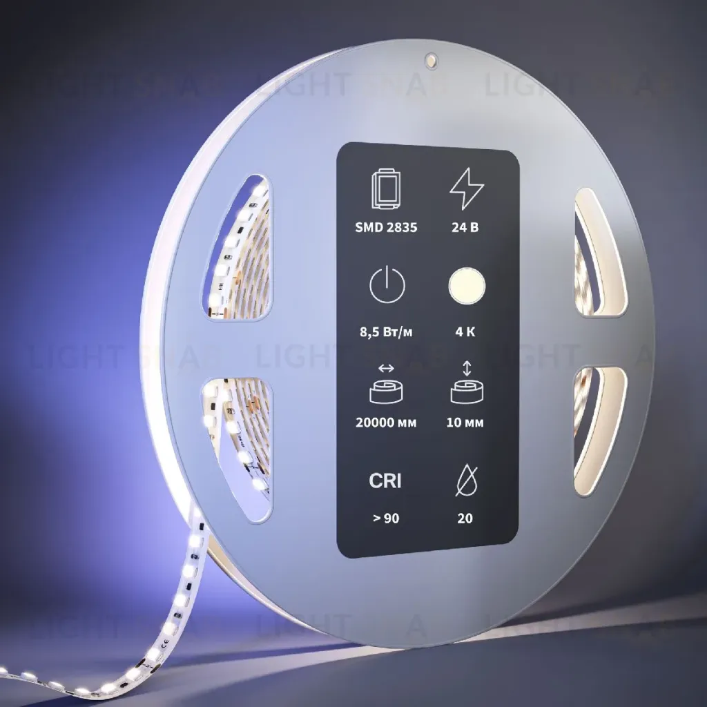 Светодиодная лента Maytoni Led Strip 24В 2835 8,5Вт/м 4000К 20м IP20 201122 201122