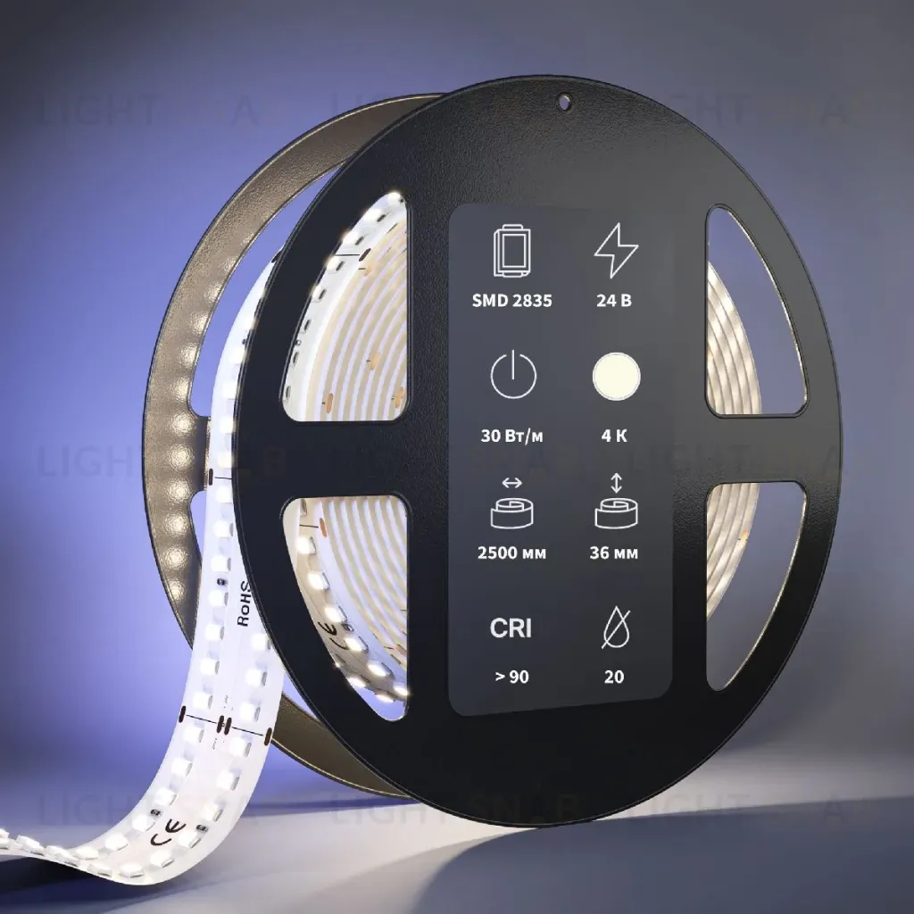 Светодиодная лента Maytoni Led Strip 24В 2835 30Вт/м 4000К 2,5м IP20 201118 201118
