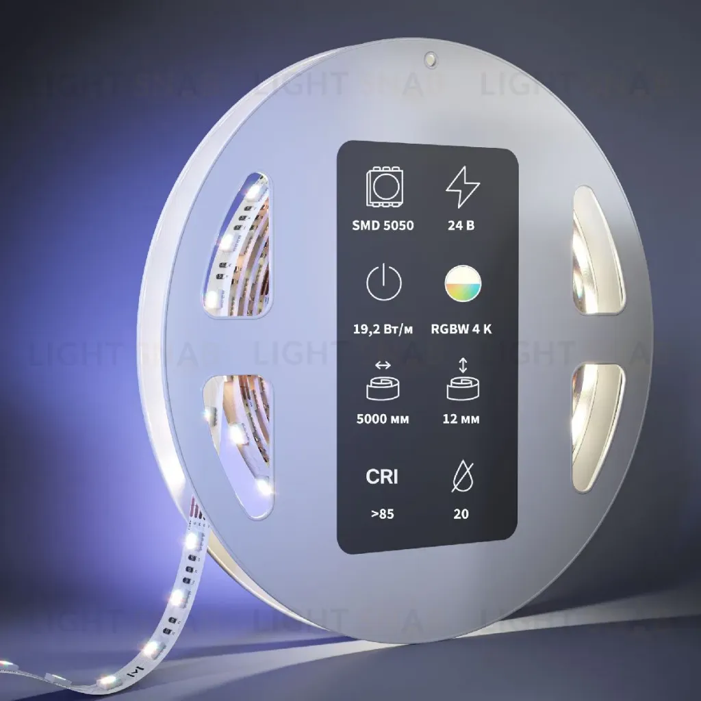 Светодиодная лента Maytoni Led Strip 24В 5050 19,2Вт/м 4000К 5м IP20 201135 201135