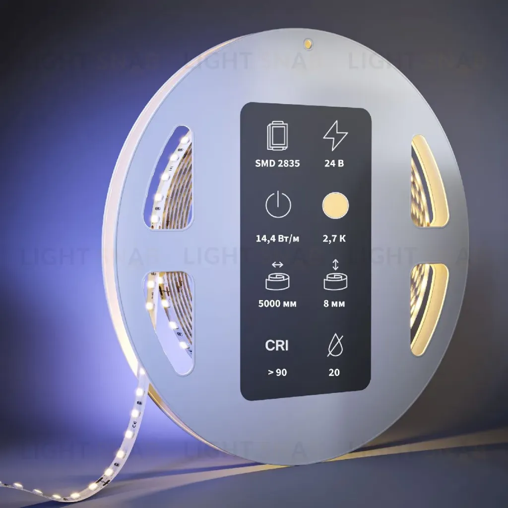 Светодиодная лента Maytoni Led Strip 24В 2835 14,4Вт/м 2700К 5м IP20 201087 201087