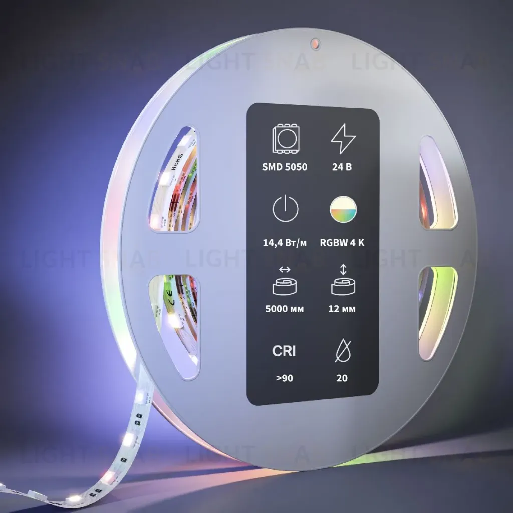 Светодиодная лента Maytoni Led Strip 24В 5050 14,4Вт/м 4000К 5м IP20 201133 201133