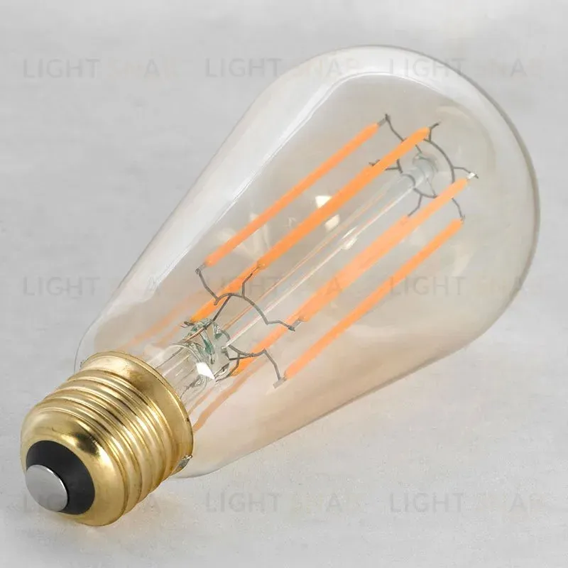 Лампа светодиодная Lussole Е27 6W 2200K янтарная GF-L-764 GF-L-764