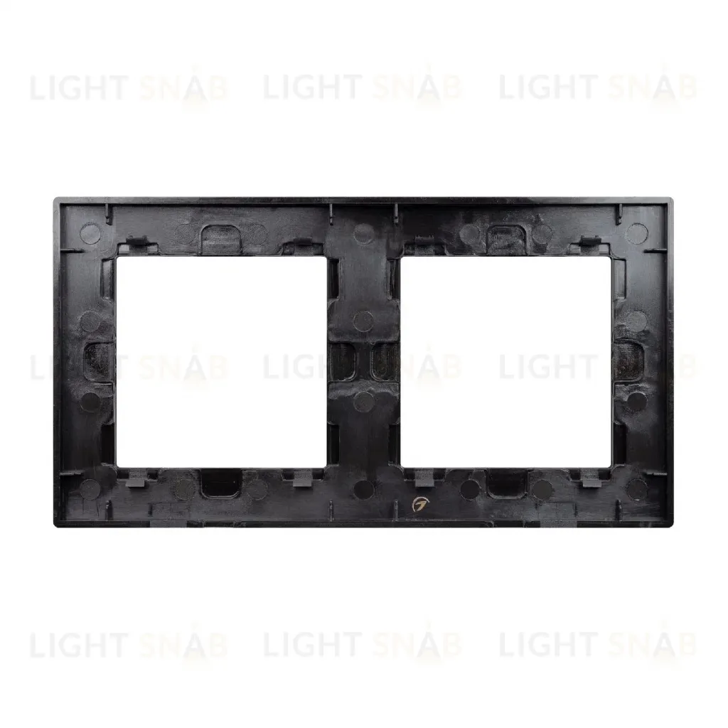 Рамка двухместная Arlight FRM-PRESTO-ALS-2-BK 043855 043855