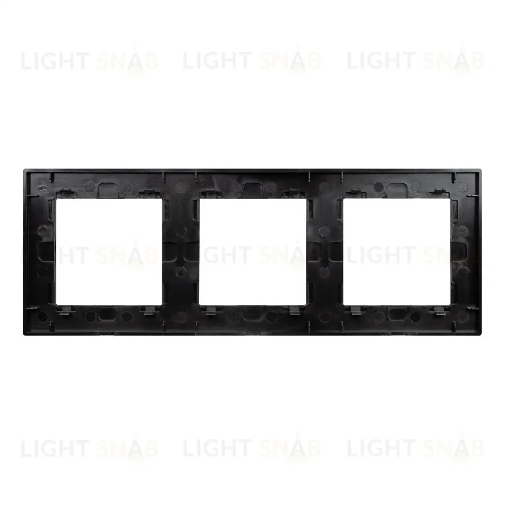 Рамка трехместная Arlight FRM-PRESTO-ALS-3-BK 043857 043857
