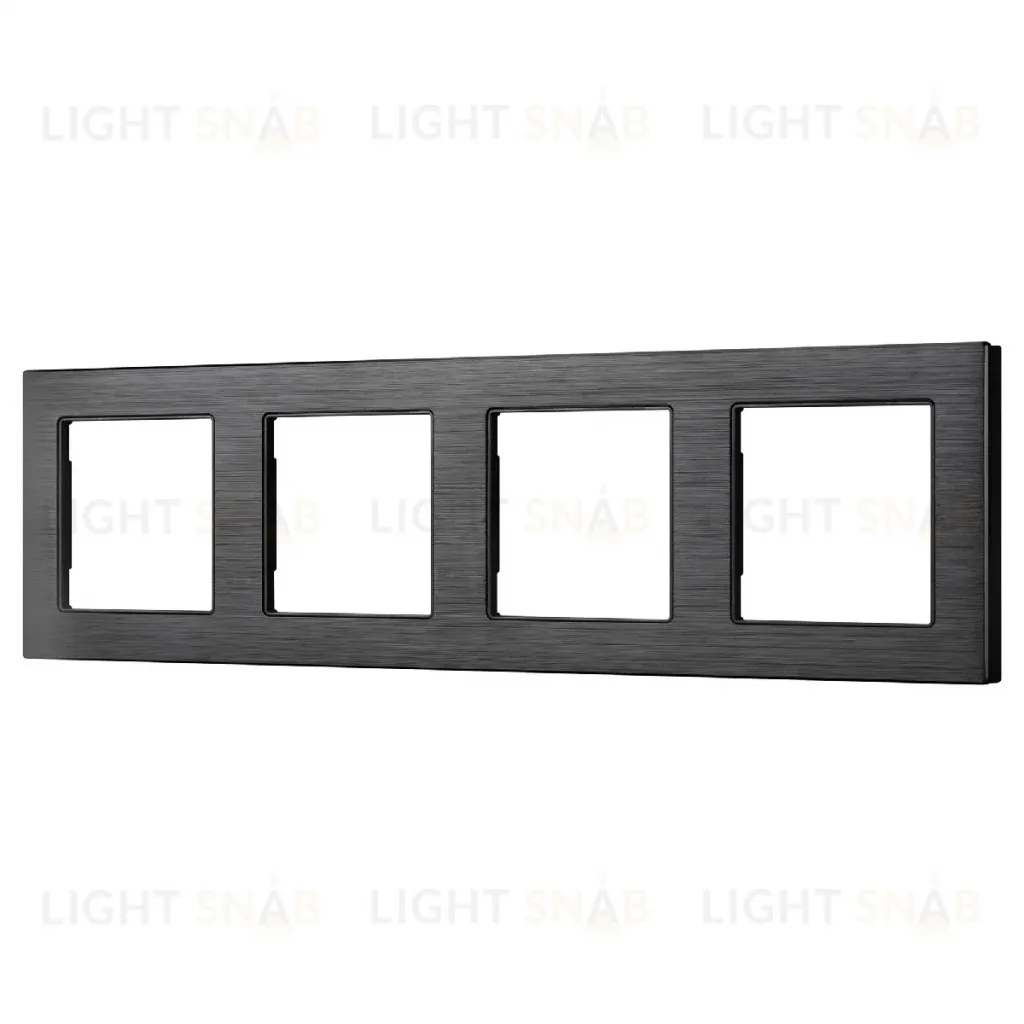 Рамка четырехместная Arlight FRM-PRESTO-ALS-4-BK 043862 043862