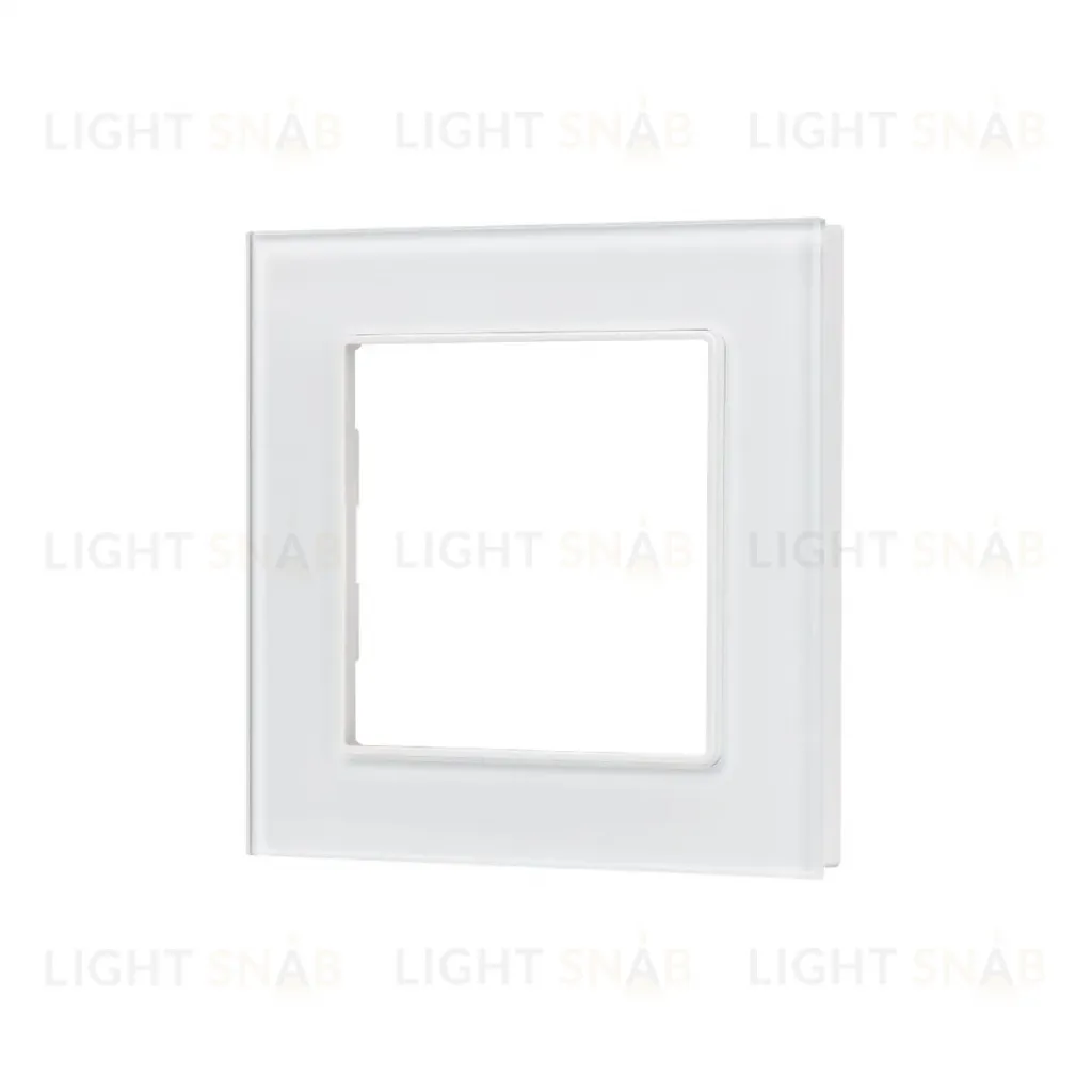 Рамка одноместная Arlight FRM-GLARE-GS-1-WH 043786 043786