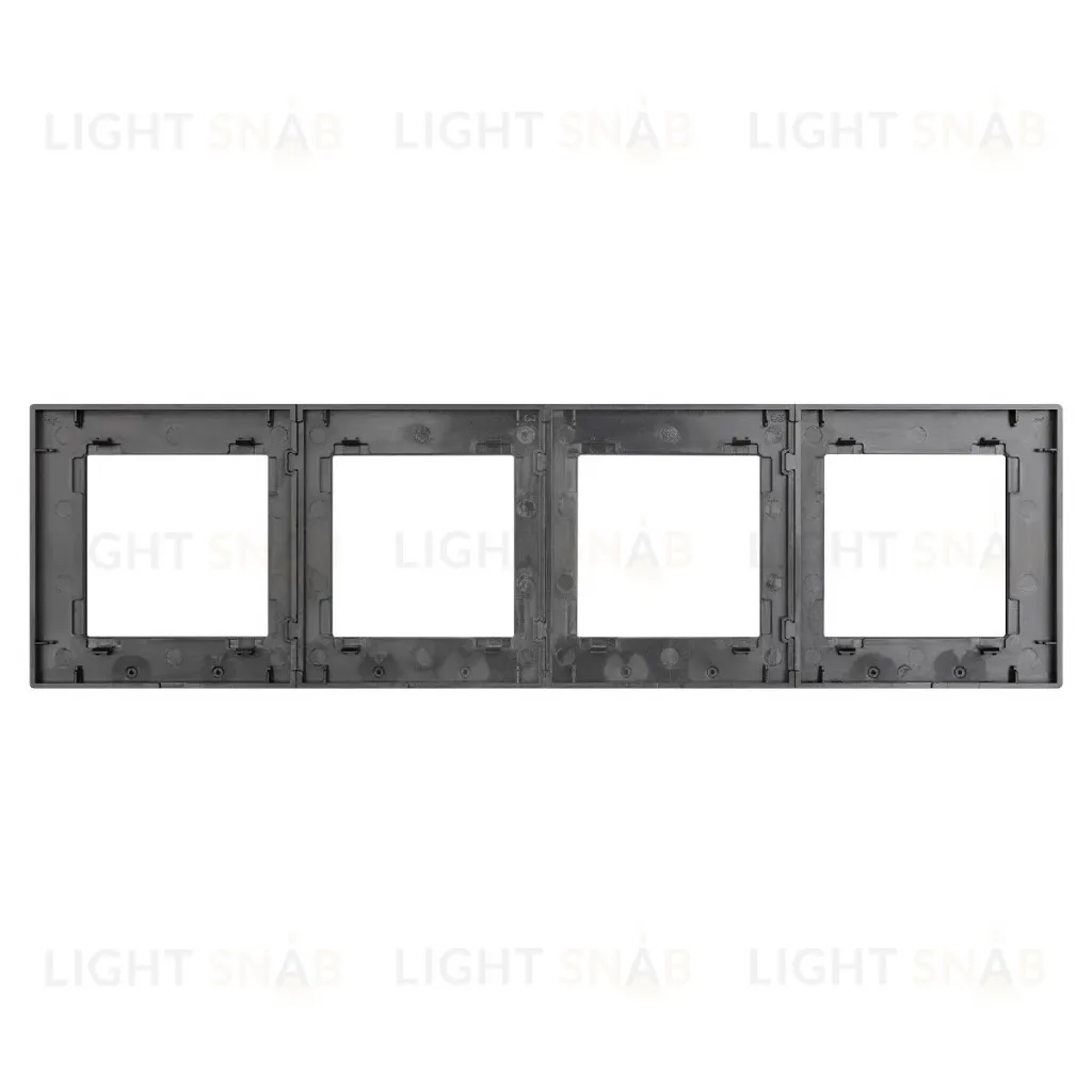Рамка четырехместная Arlight FRM-PRESTO-ALS-4-BK 043862 043862