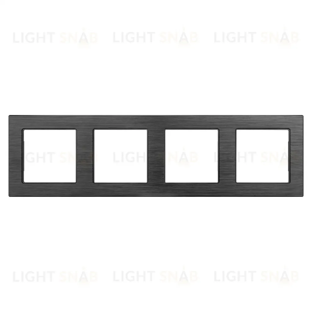 Рамка четырехместная Arlight FRM-PRESTO-ALS-4-BK 043862 043862