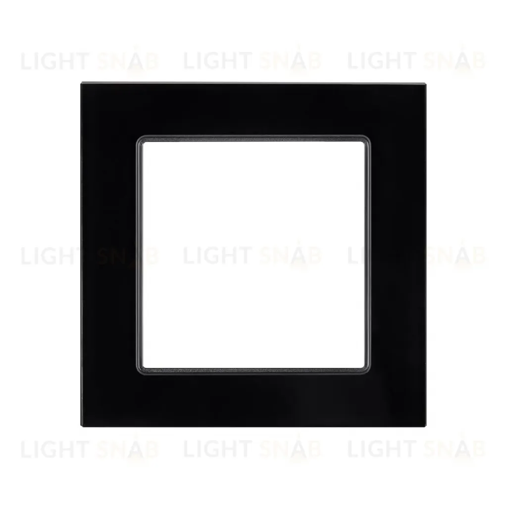 Рамка одноместная Arlight FRM-GLARE-GS-1-BK 043787 043787