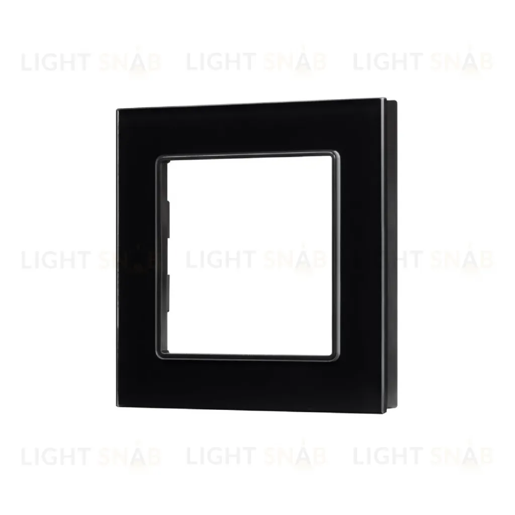 Рамка одноместная Arlight FRM-GLARE-GS-1-BK 043787 043787
