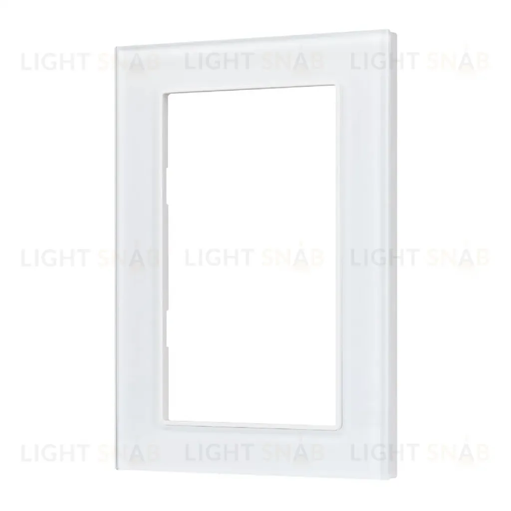Рамка одноместная Arlight FRM-GLARE-GS-D-WH 043789 043789
