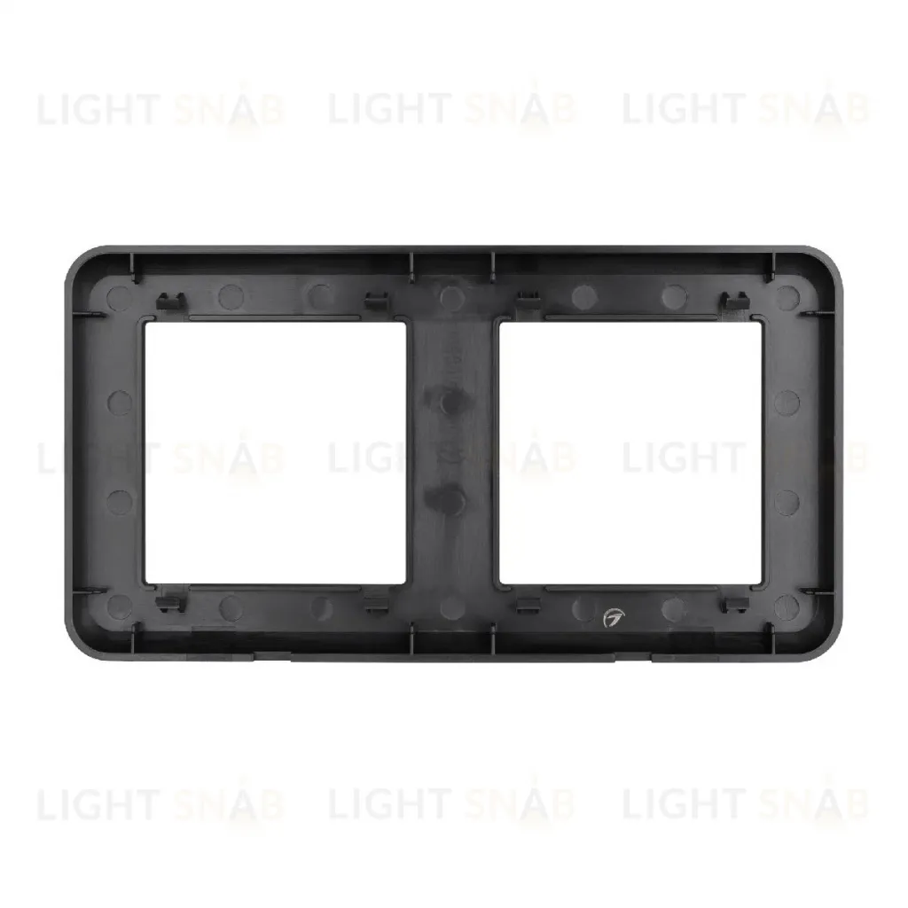 Рамка двухместная Arlight FRM-VERSA-PL-2-BK 043778 043778