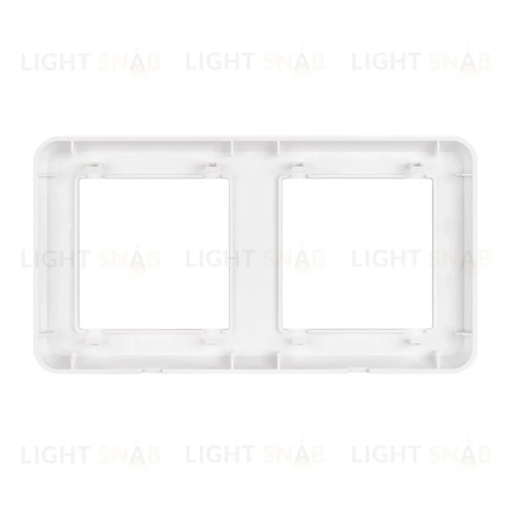 Рамка двухместная Arlight FRM-VERSA-PL-2-WH 043776 043776