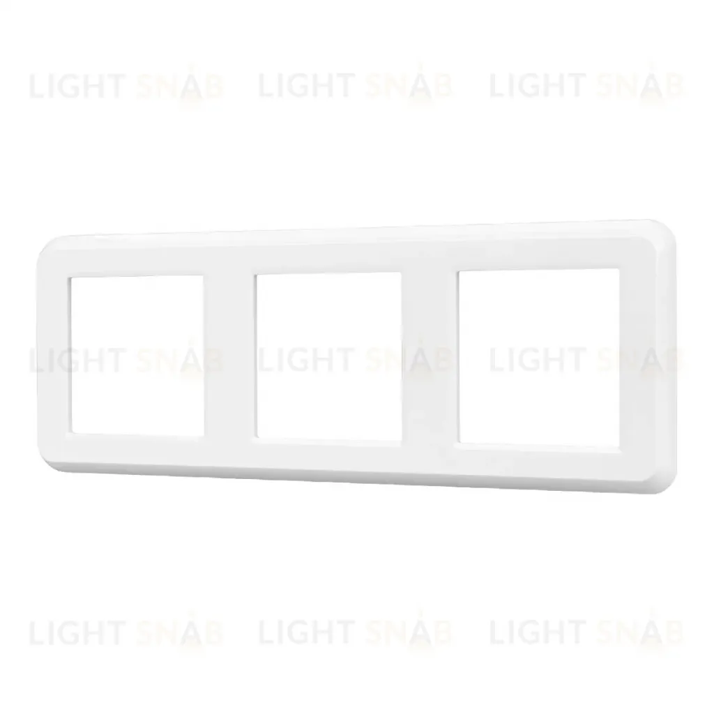 Рамка трехместная Arlight FRM-VERSA-PL-3-WH 043782 043782
