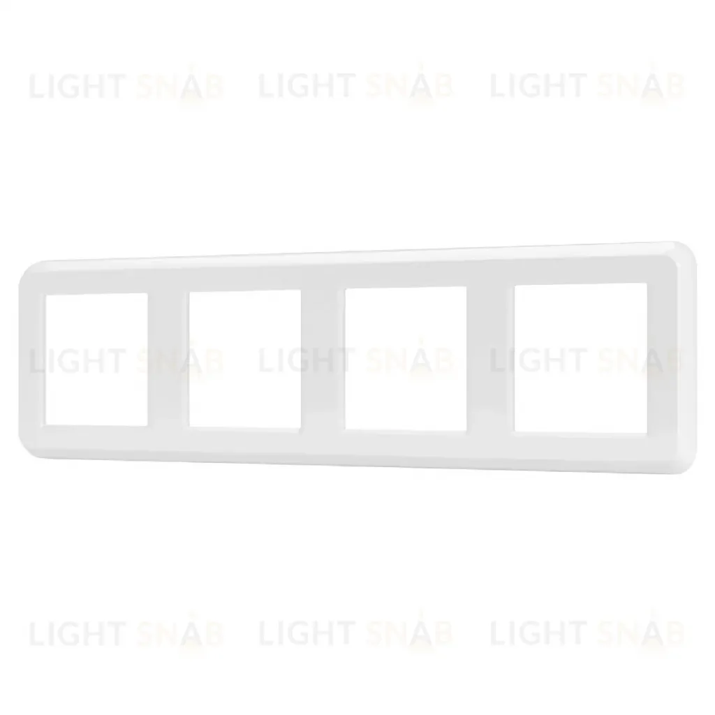 Рамка четырехместная Arlight FRM-VERSA-PL-4-WH 045187 045187