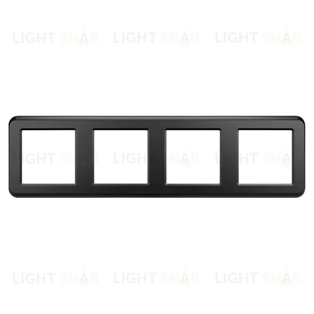 Рамка четырехместная Arlight FRM-VERSA-PL-4-BK 045188 045188