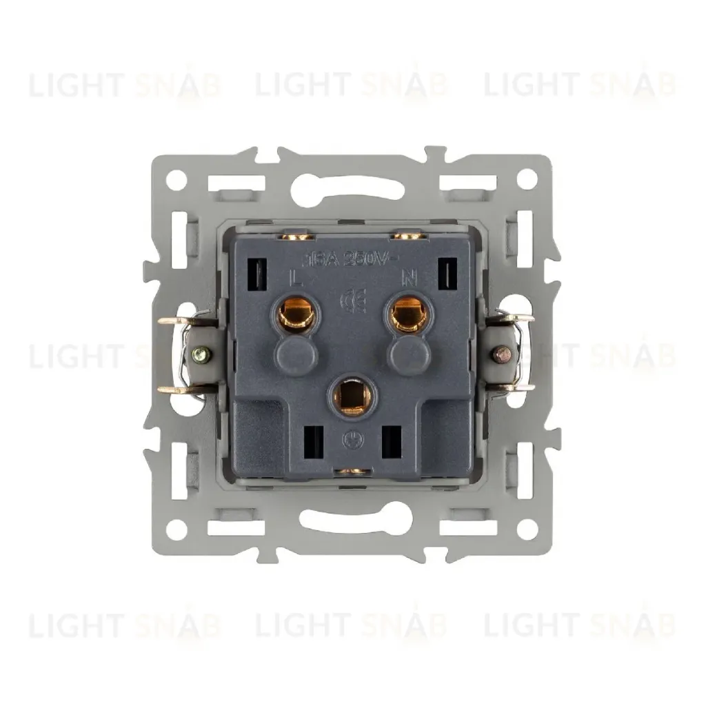 Механизм электрической розетки Arlight SCT-MEU1-PL-WH (250V, 16A) 043730 043730