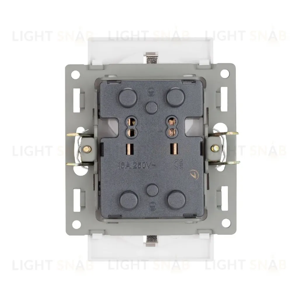 Механизм электрической розетки Arlight SCT-MEUD-PL-WH (250V, 16A) 043764 043764