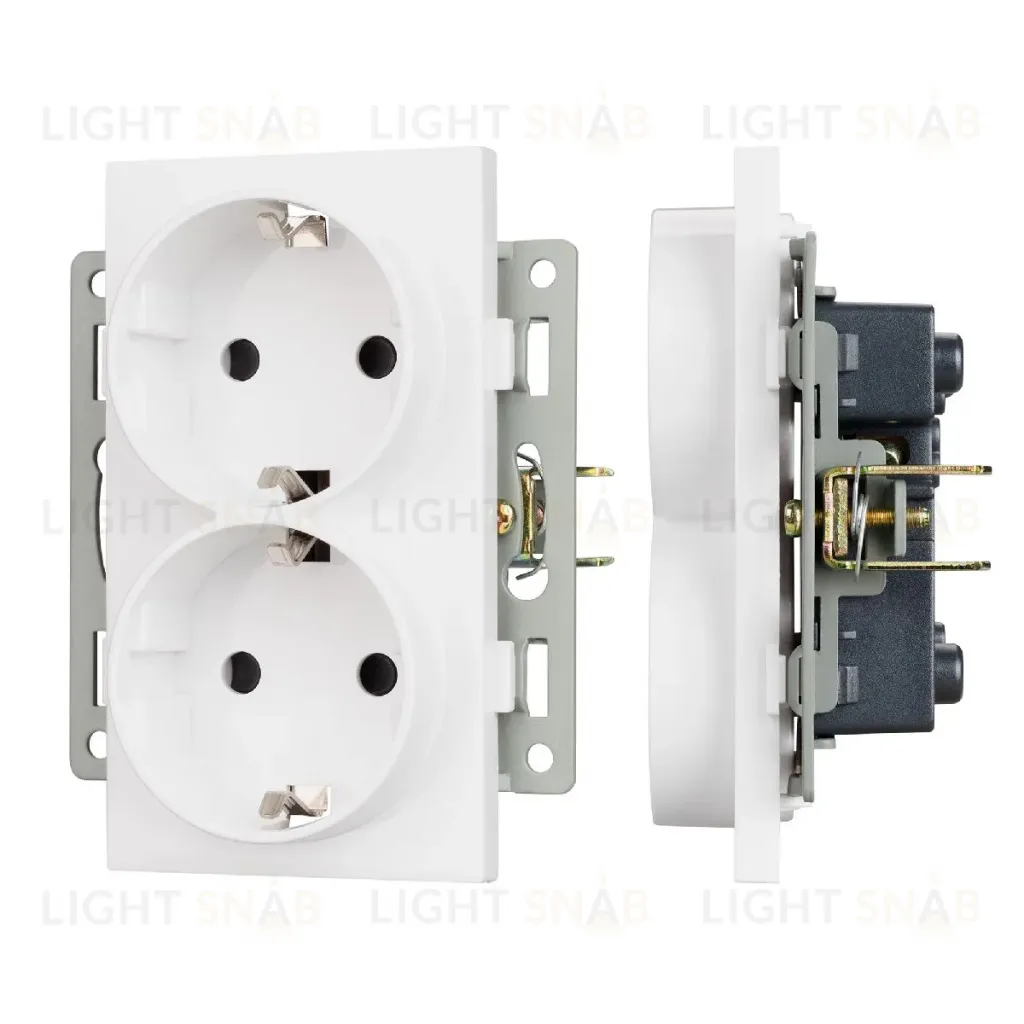 Механизм электрической розетки Arlight SCT-MEUD-PL-WH (250V, 16A) 043764 043764