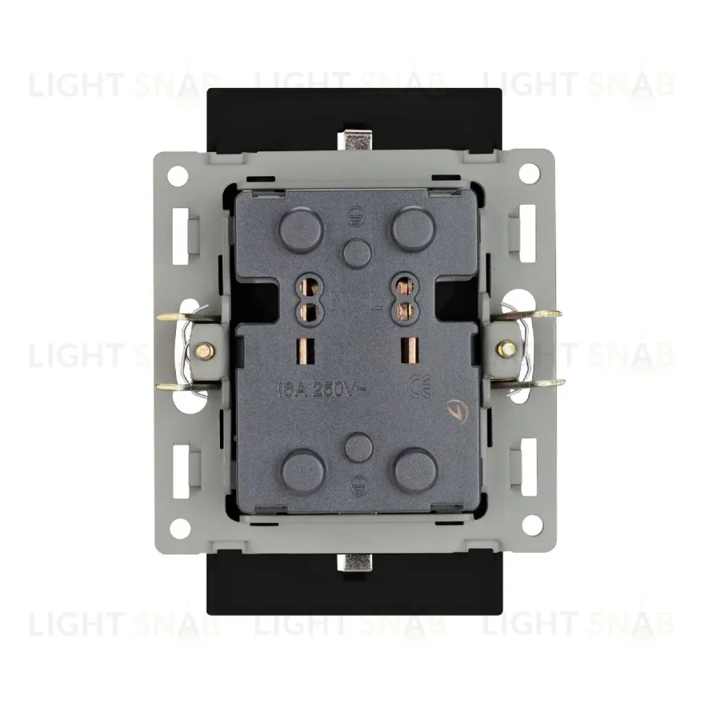 Механизм электрической розетки Arlight SCT-MEUD-PL-BK (250V, 16A) 043765 043765