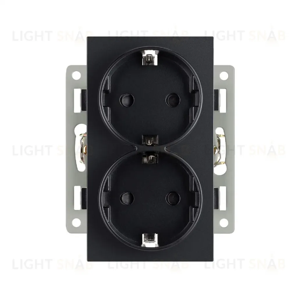 Механизм электрической розетки Arlight SCT-MEUD-PL-BK (250V, 16A) 043765 043765