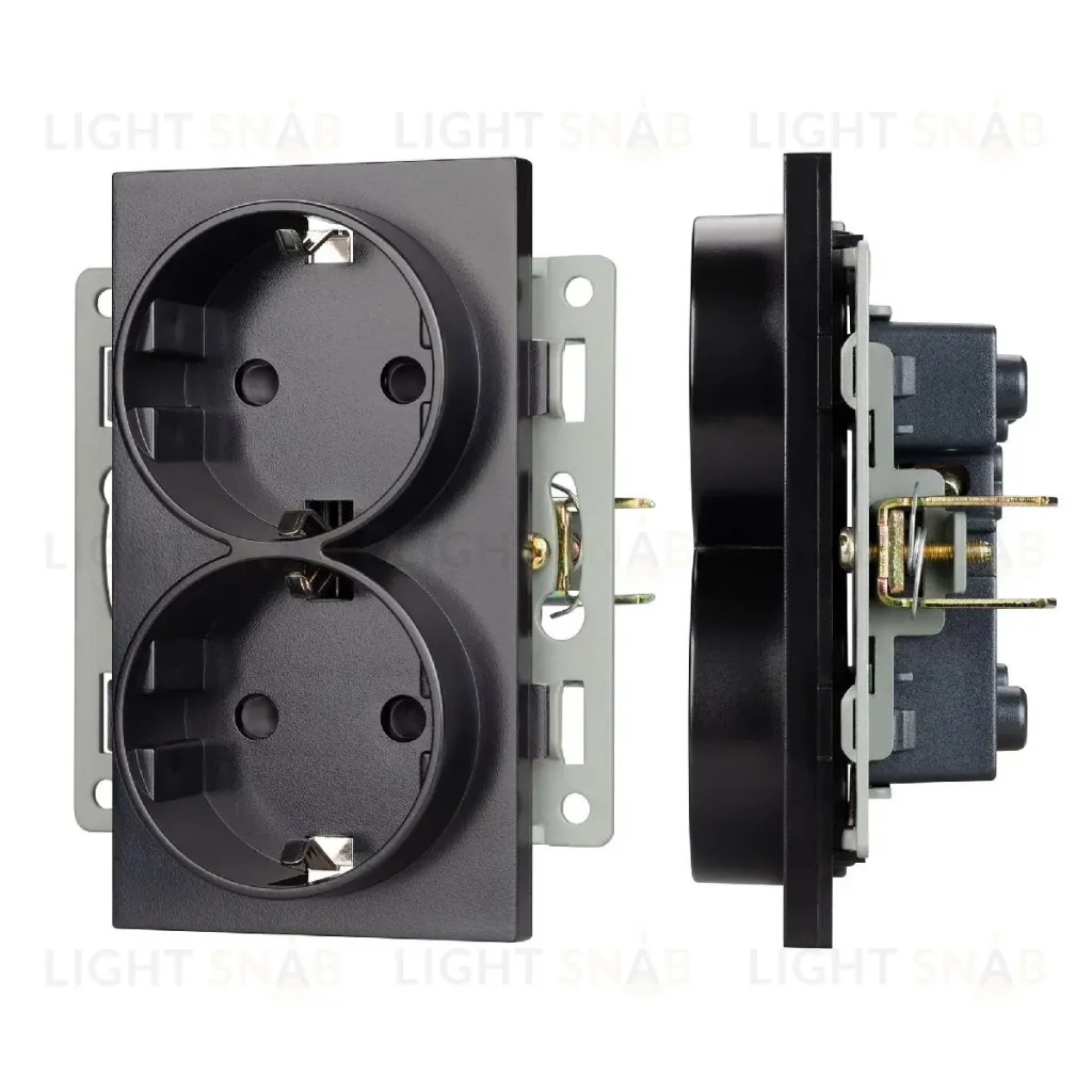 Механизм электрической розетки Arlight SCT-MEUD-PL-BK (250V, 16A) 043765 043765