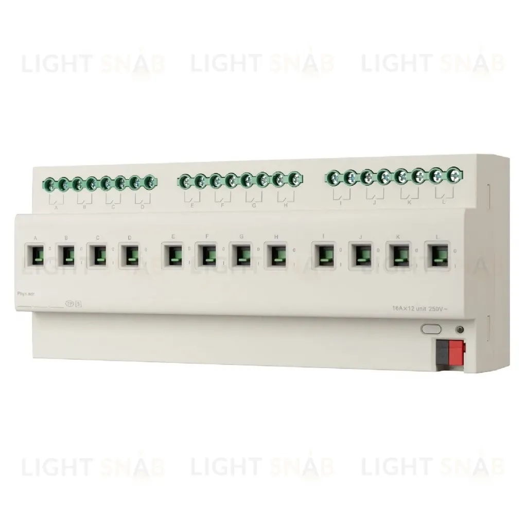 Релейный модуль Arlight KNX-7123-82-DRO-DIN (BUS, 12x16A, KNX Secure) 041227 041227