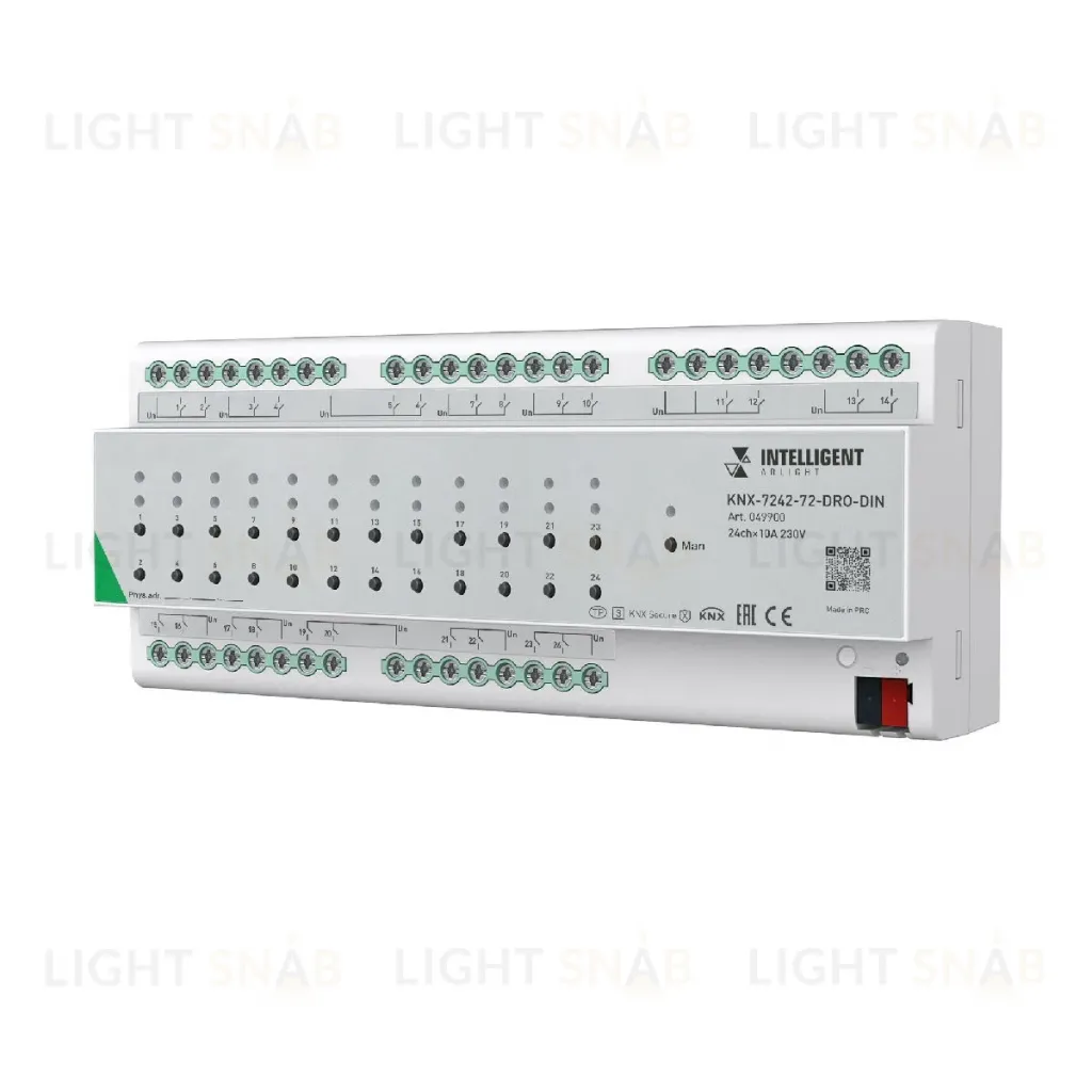 Релейный модуль Arlight KNX-7242-72-DRO-DIN Grey (BUS, 24x10A) 049900 049900