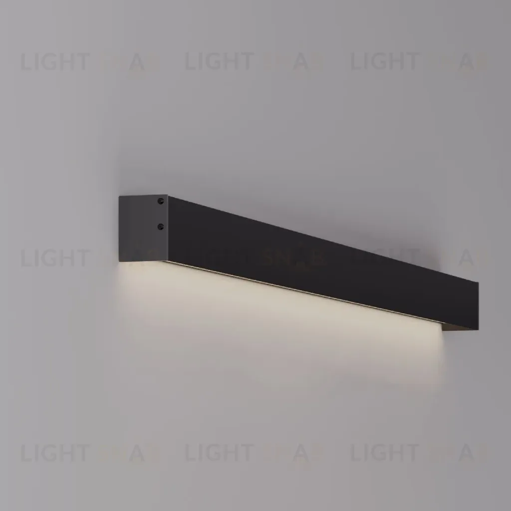 Алюминиевый профиль Arlight WALL-2228-2000 ANOD BLACK 050488 050488