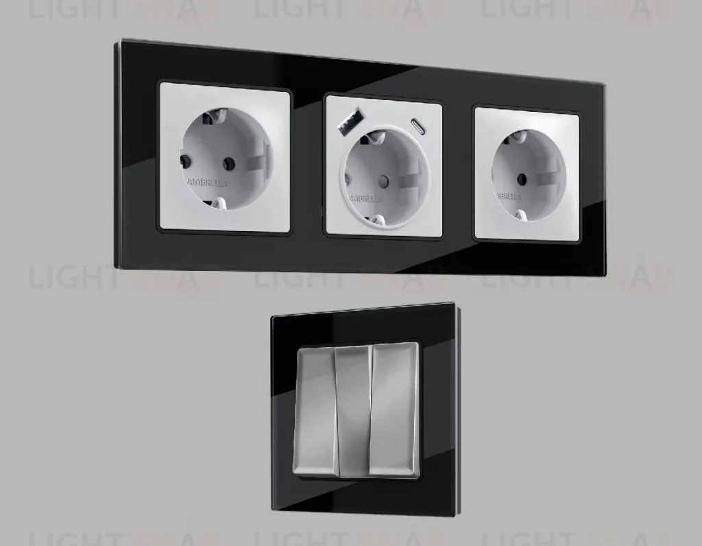 Рамка двухместная Ambrella Volt Platos AF380802 AF380802