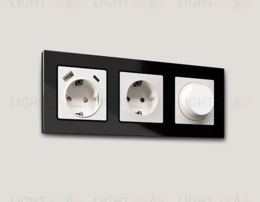 Рамка трехместная Ambrella Volt Platos AF380803 AF380803
