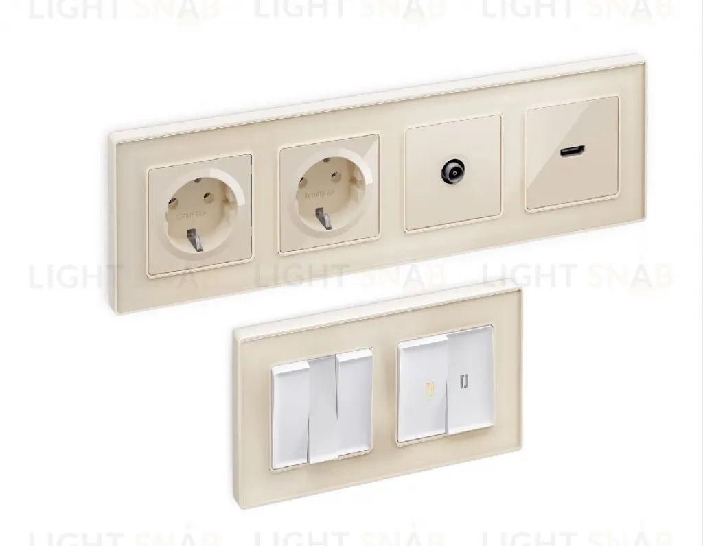 Рамка двухместная Ambrella Volt Arctic AF580302 AF580302