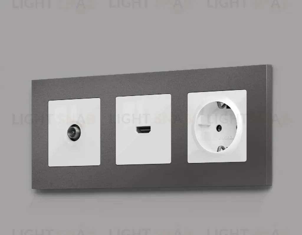 Лицевая панель для TV розетки Ambrella Volt Alfa AP1130 AP1130
