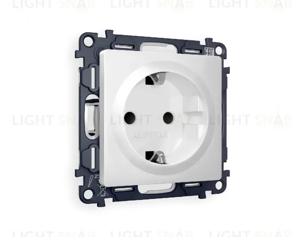 Комплект механизма розетки с/з со шторками Ambrella Volt Alfa MA107010 MA107010