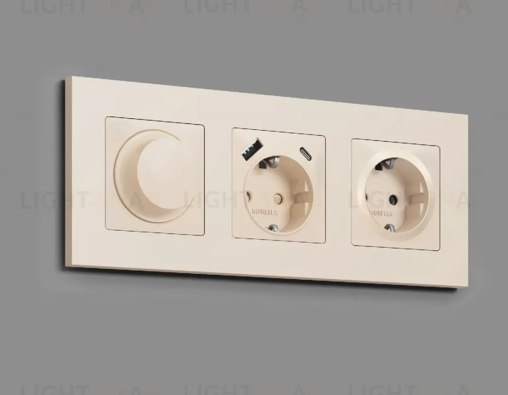 Комплект механизма розетки с/з на винтовых зажимах Ambrella Volt Alfa MA326010 MA326010
