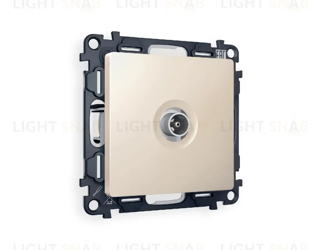 Комплект механизма TV розетки оконечной 50-870 MHz 1dB Ambrella Volt Alfa MA333010 MA333010