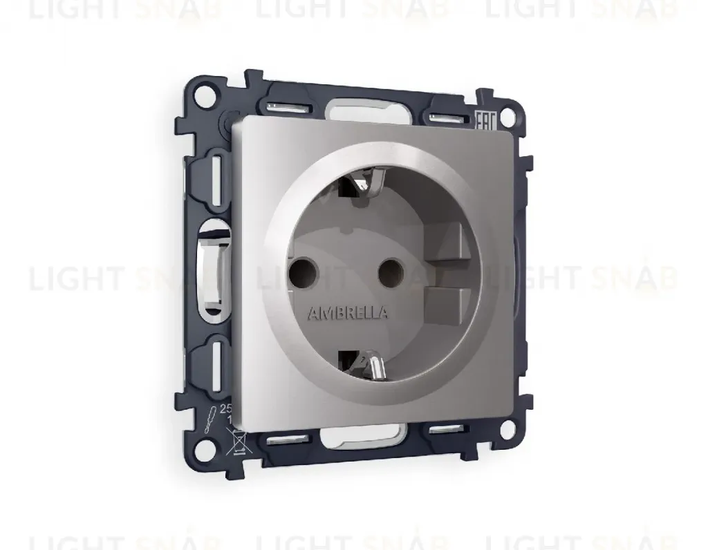 Комплект механизма розетки с/з со шторками Ambrella Volt Alfa MA507010 MA507010