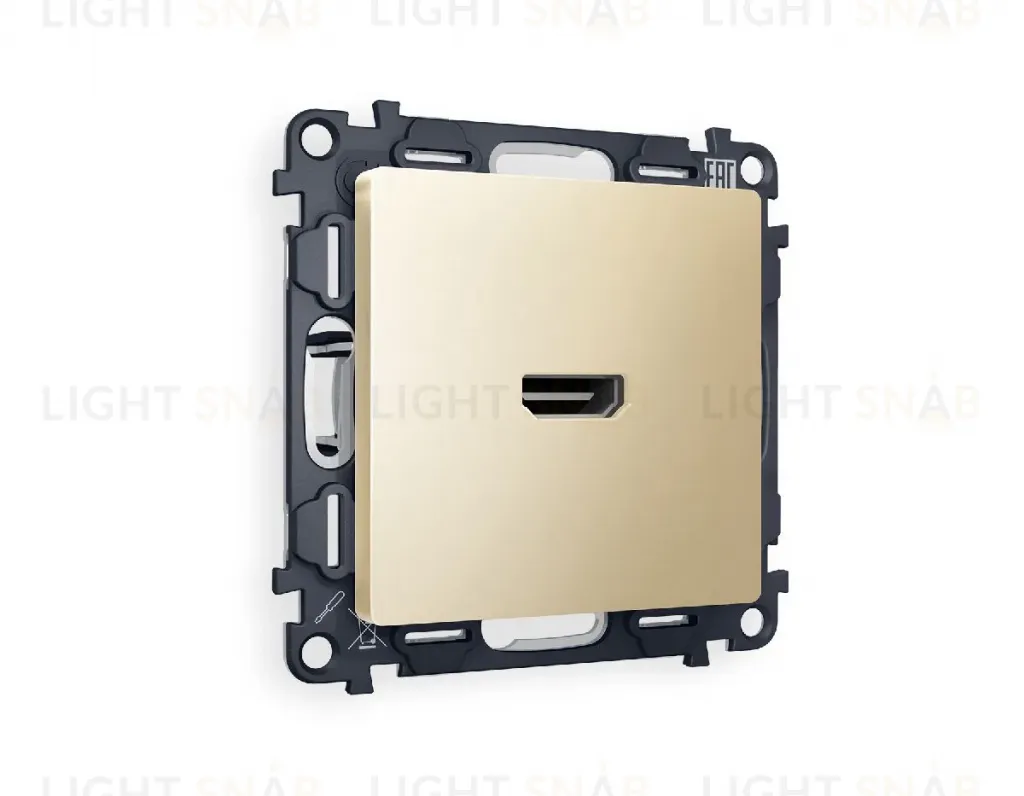 Комплект механизма розетки HDMI 2.0 40V/500mA 2.0GHz 5-18Gbit/s Ambrella Volt Alfa MA614010 MA614010