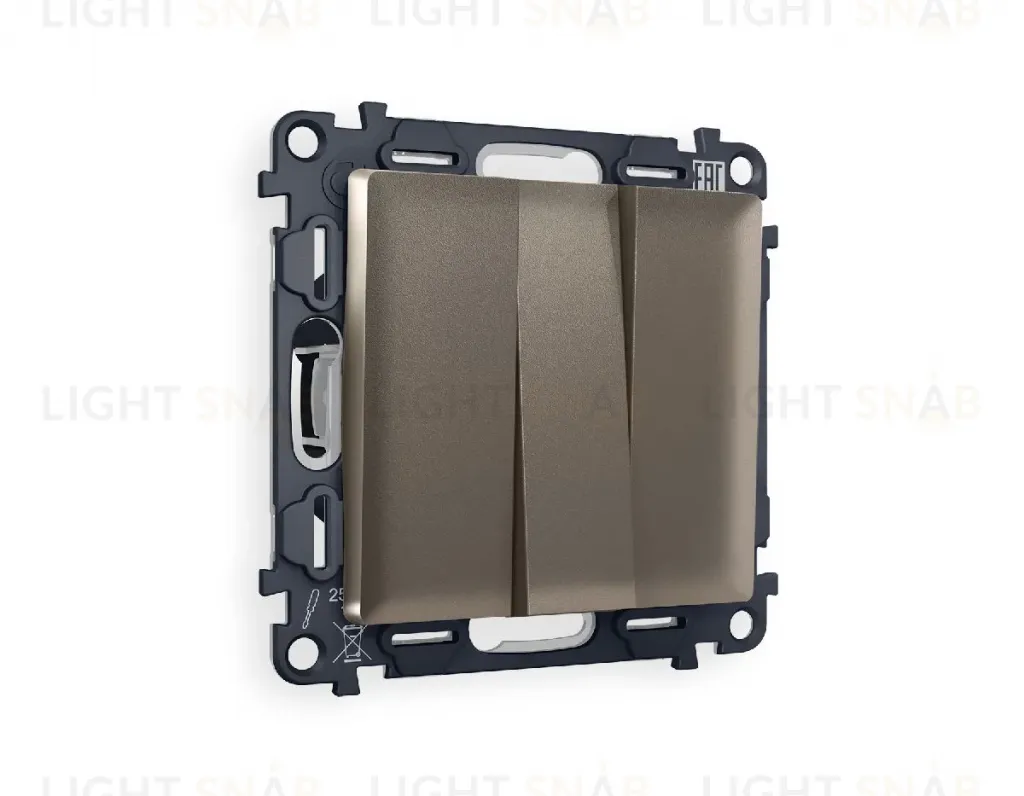Комплект механизма 3-кл выключателя Ambrella Volt Alfa MA635010 MA635010
