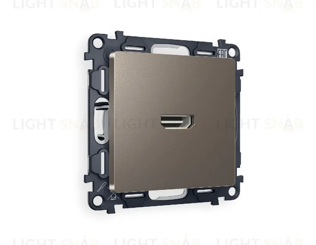 Комплект механизма розетки HDMI 2.0 40V/500mA 2.0GHz 5-18Gbit/s Ambrella Volt Alfa MA644010 MA644010