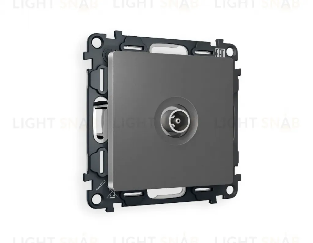 Комплект механизма TV розетки проходной 5-1000 MHz 4dB Ambrella Volt Alfa MA663030 MA663030