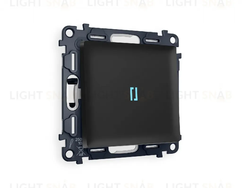 Комплект механизма 1-кл проходного выключателя с подсветкой Ambrella Volt Alfa MA802040 MA802040
