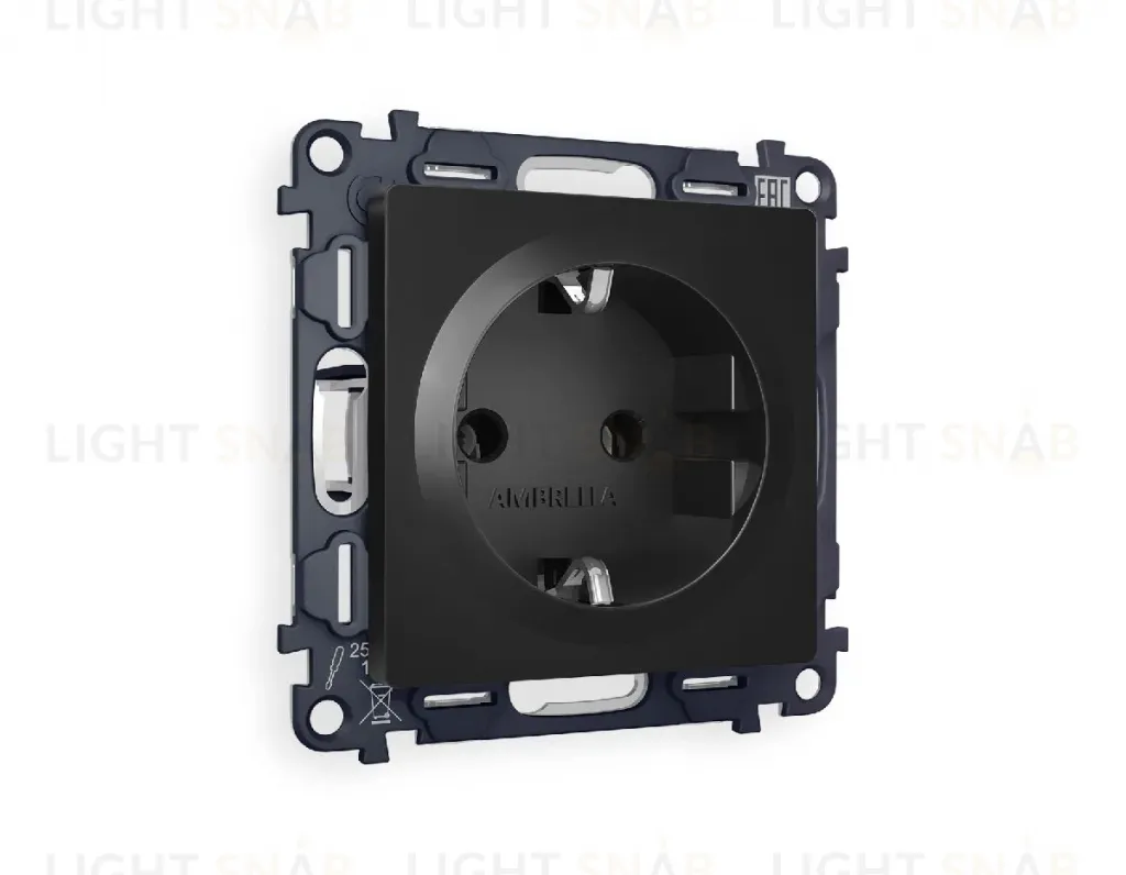 Комплект механизма розетки с/з на винтовых зажимах Ambrella Volt Alfa MA806010 MA806010
