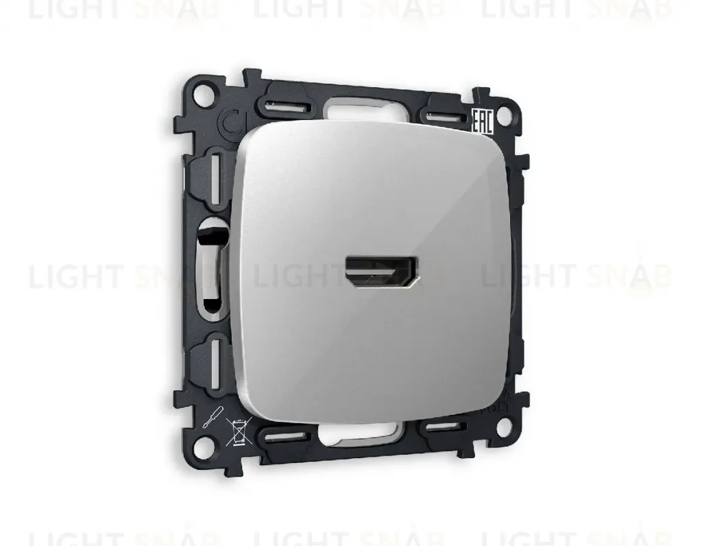 Комплект механизма розетки HDMI 2.0 40V/500mA 2.0GHz 5-18Gbit/s Ambrella Volt Omega MO414010 MO414010