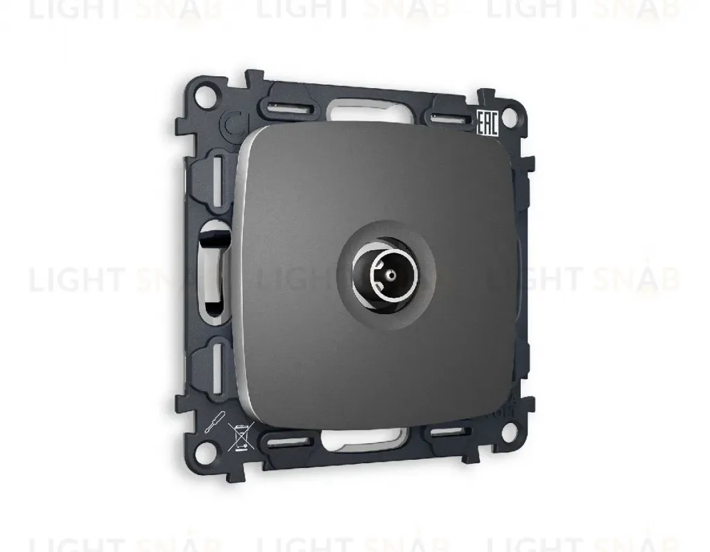 Комплект механизма TV розетки оконечной 50-870 MHz 1dB Ambrella Volt Omega MO663010 MO663010