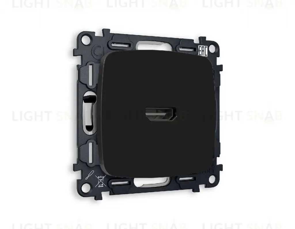Комплект механизма розетки HDMI 2.0 40V/500mA 2.0GHz 5-18Gbit/s Ambrella Volt Omega MO814010 MO814010