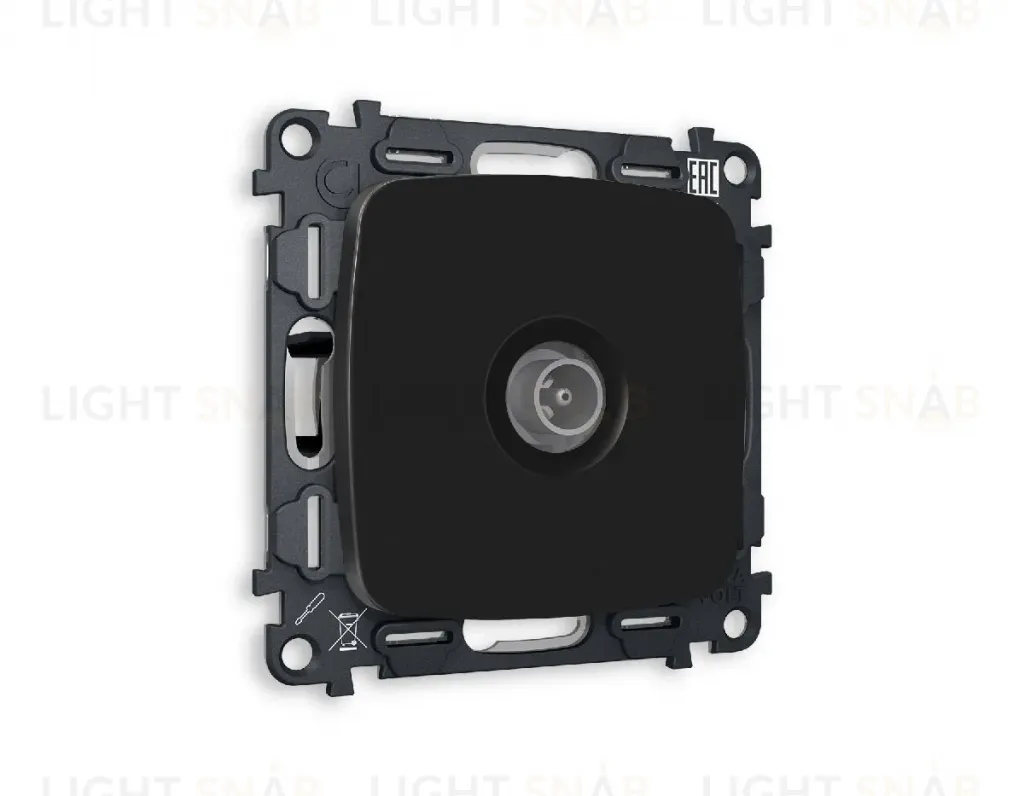 Комплект механизма TV розетки проходной 5-1000 MHz 4dB Ambrella Volt Omega MO813030 MO813030