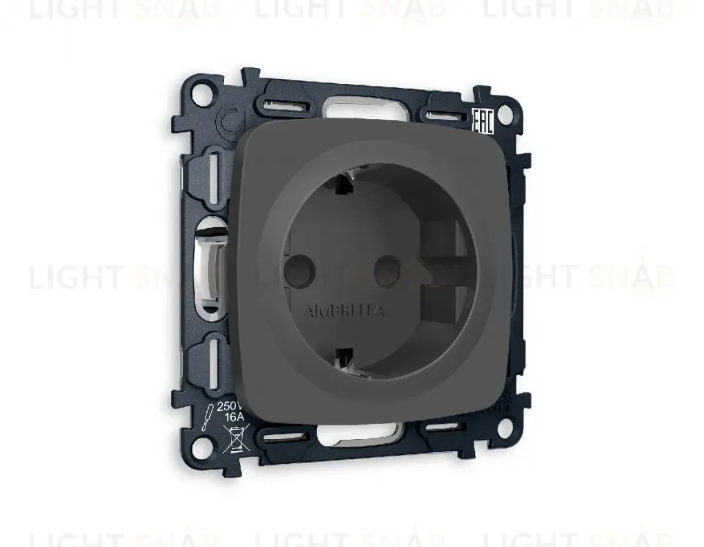 Комплект механизма розетки с/з со шторками Ambrella Volt Omega MO907010 MO907010